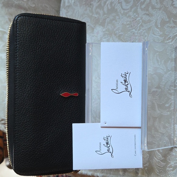 Christian Loubiton Black Leather Wallet - Picture 7 of 7